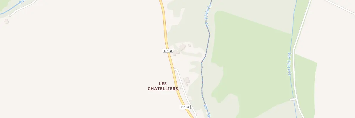 Plan du 2 Les Chatelliers à Brives