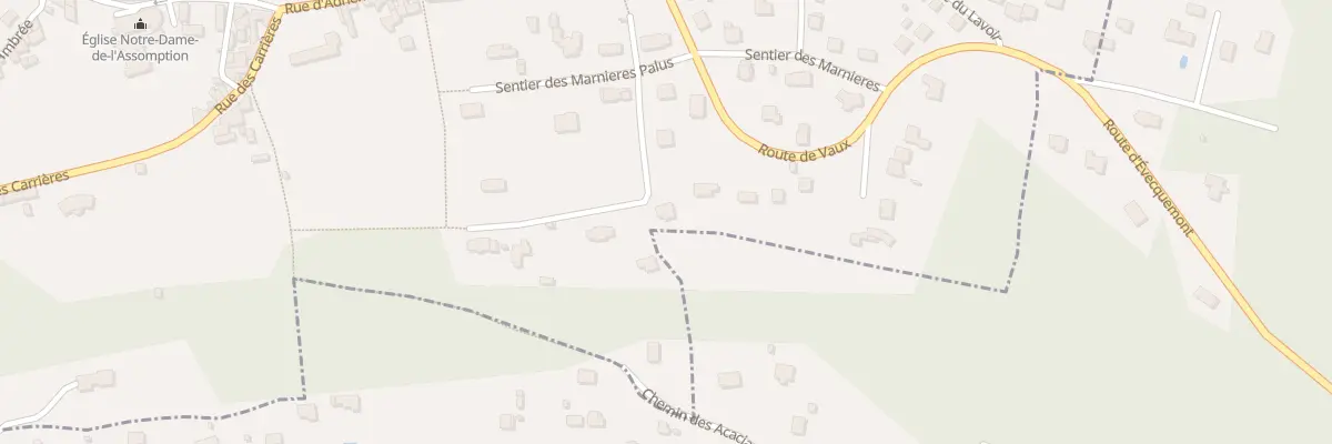 Plan du 20 Rle Beautret à Évecquemont