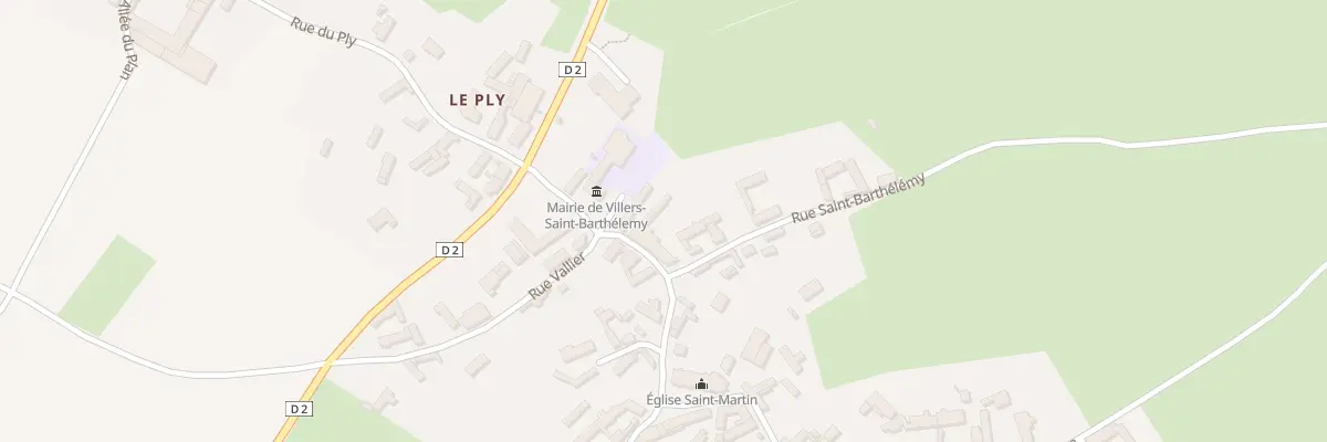 Plan du 105 Rue Croix Jean de France à Villers-Saint-Barthélemy