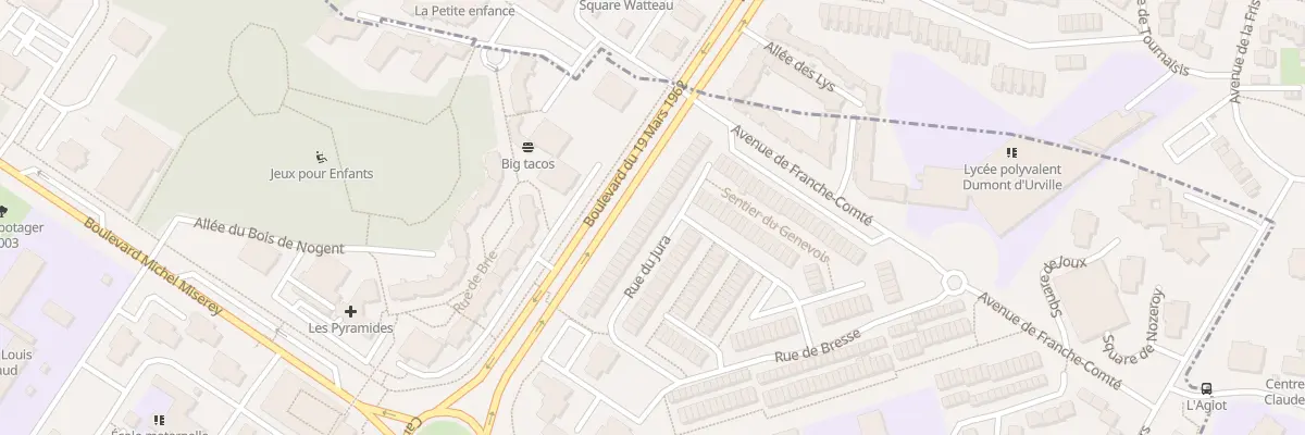 Plan du 50 Rue du Jura à Maurepas