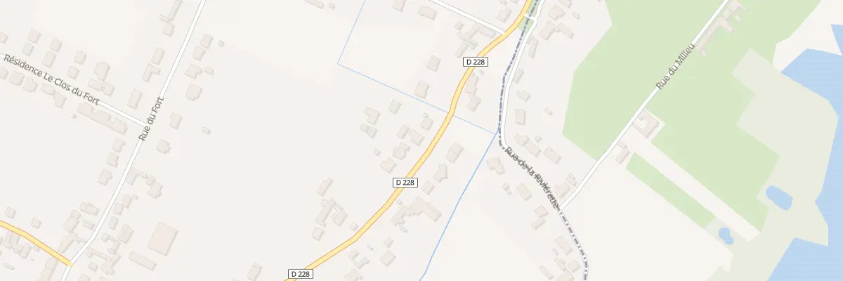 Plan du 1805 Rue du Camp du Drap d’Or à Balinghem