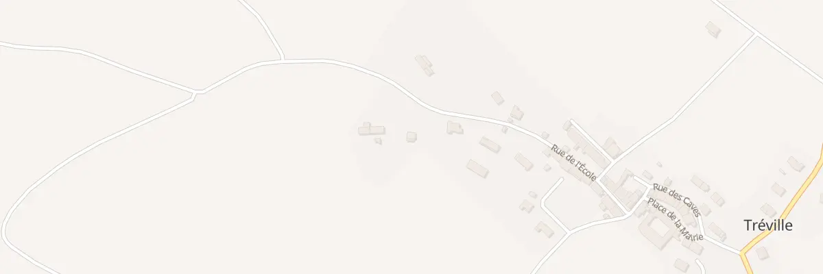 Plan du 38 Le Clot à Tréville