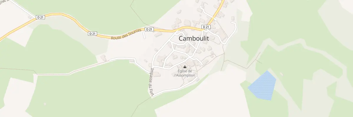 Plan du 5035 Bourg de Camboulit à Camboulit