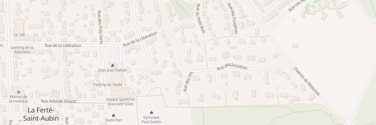 Plan du 16 Rue des Jacinthes à La Ferté-Saint-Aubin
