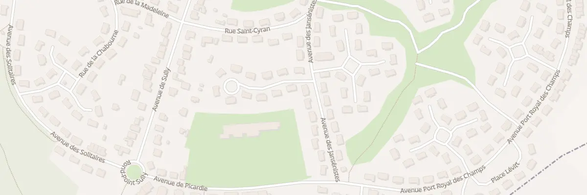 Plan du 3 All des Petites Ecoles au Mesnil-Saint-Denis