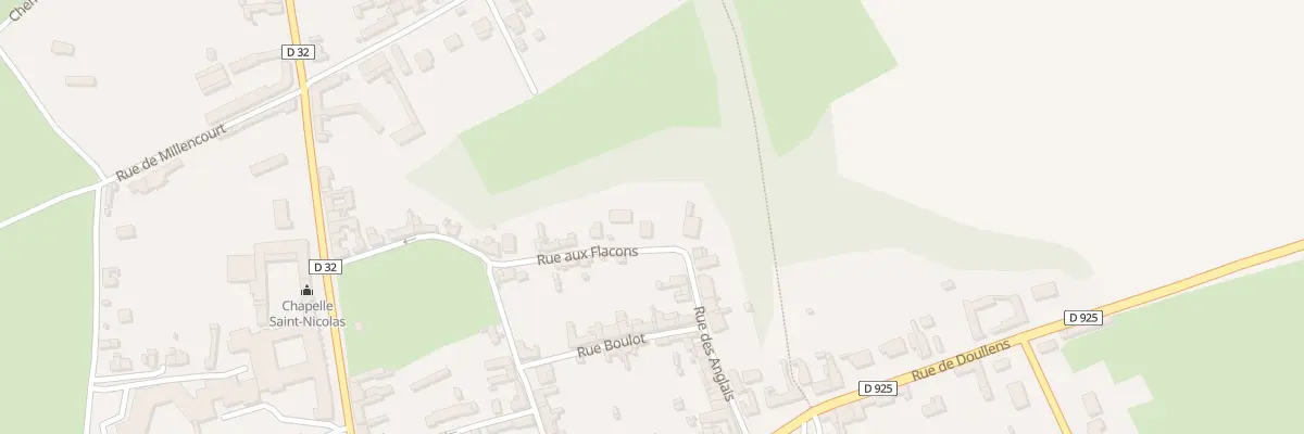 Plan du 6 Rue aux Flacons à Saint-Riquier