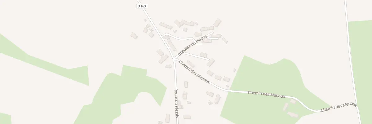 Plan du 1 Che des Menoux à Saint-Georges-sur-la-Prée