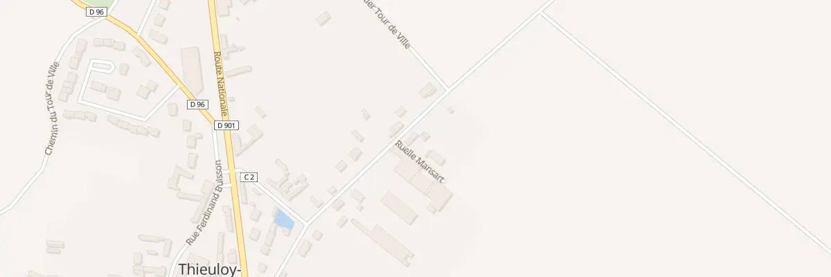 Plan du 20 Rue du Moulin à Thieuloy-Saint-Antoine