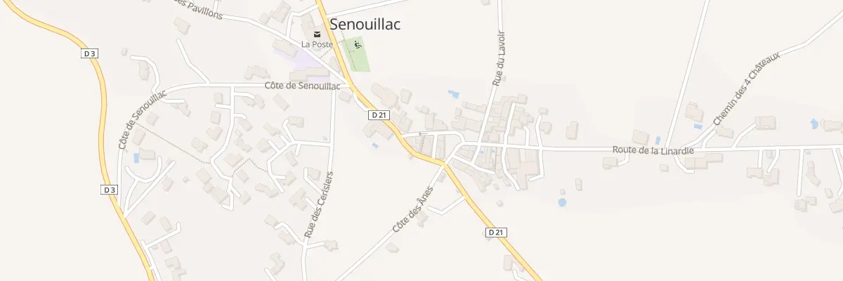 Plan du 3 Rue de la Caminade à Senouillac