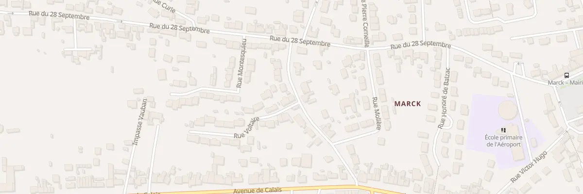 Plan du 4 Rue Voltaire à Marck