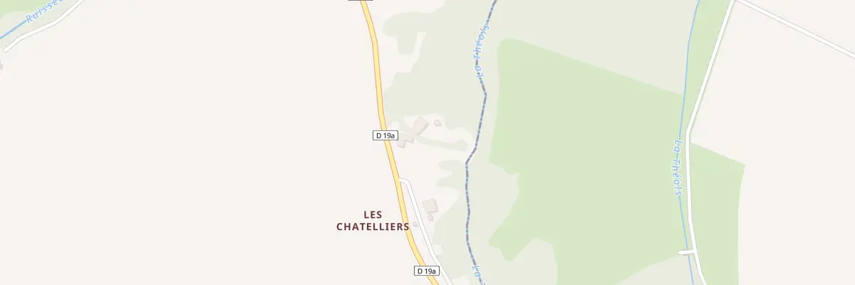 Plan du 1 Les Chatelliers à Brives