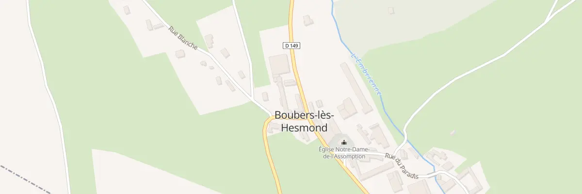 Plan du 2 Rue de la Mairie à Boubers-lès-Hesmond