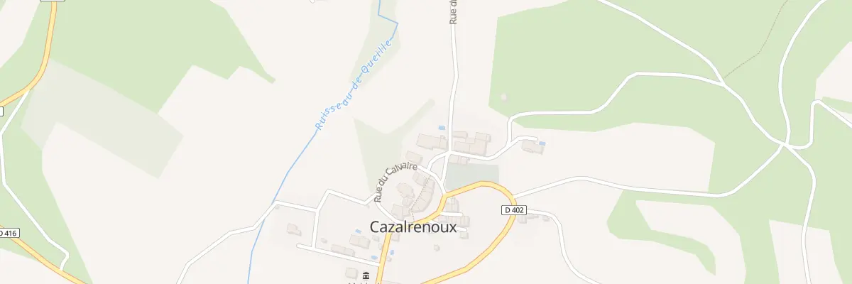 Plan du 1 Le Village à Cazalrenoux