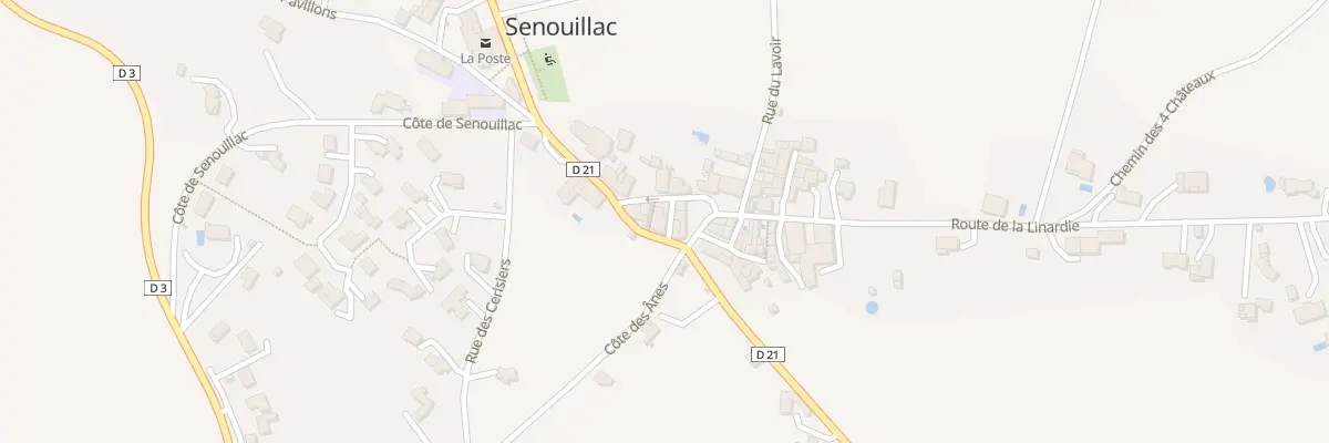 Plan du 4 Av des Vignes à Senouillac