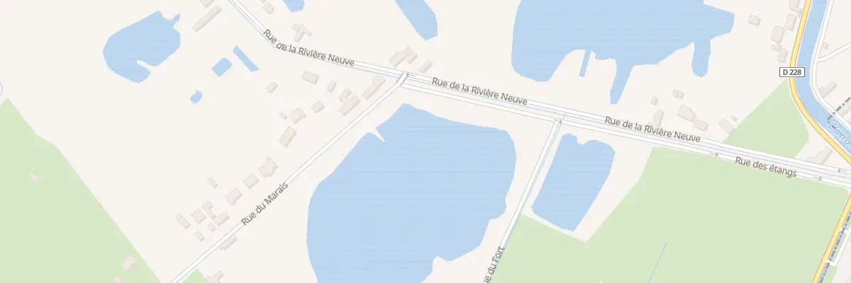 Plan du 858 Rue de la Rivière Neuve à Balinghem