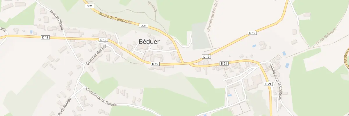 Plan du 5023 Le Bourg à Béduer