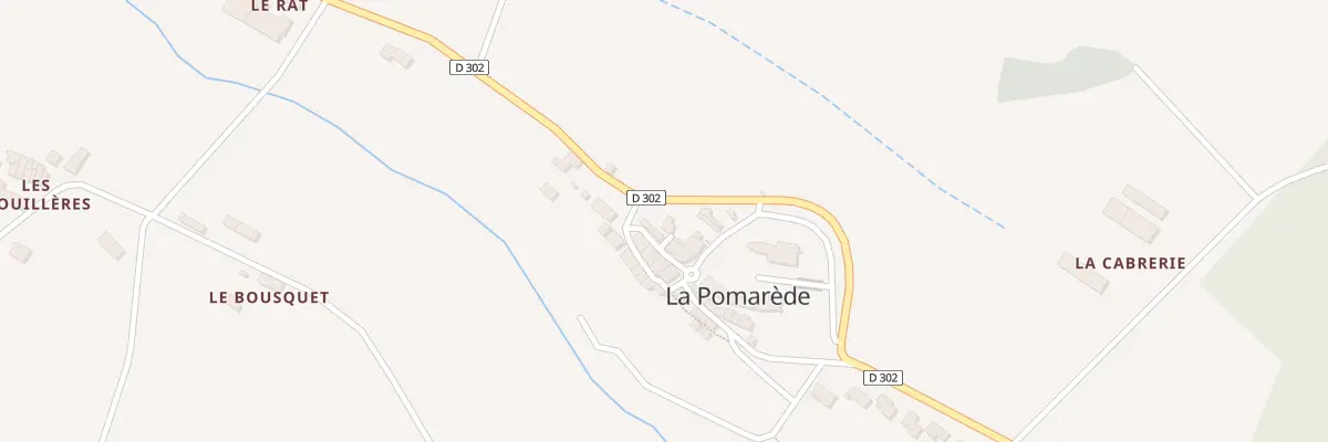 Plan du 5C Le Village à La Pomarède