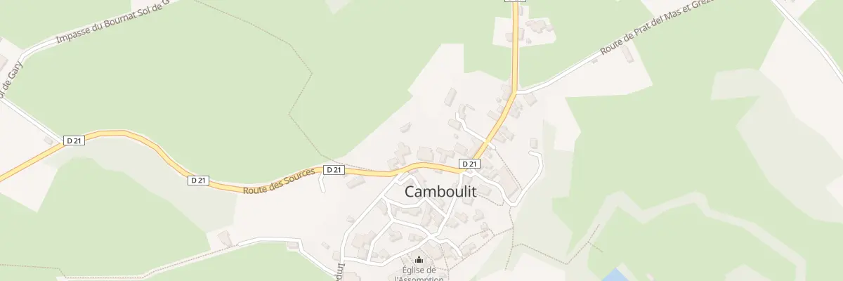 Plan du 629F Bourg de Camboulit à Camboulit