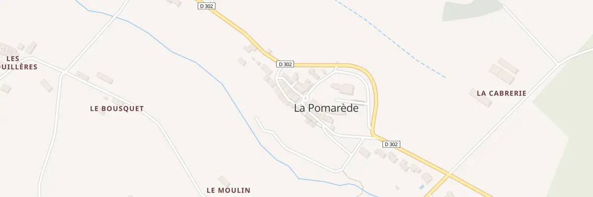 Plan du 8 Le Village à La Pomarède