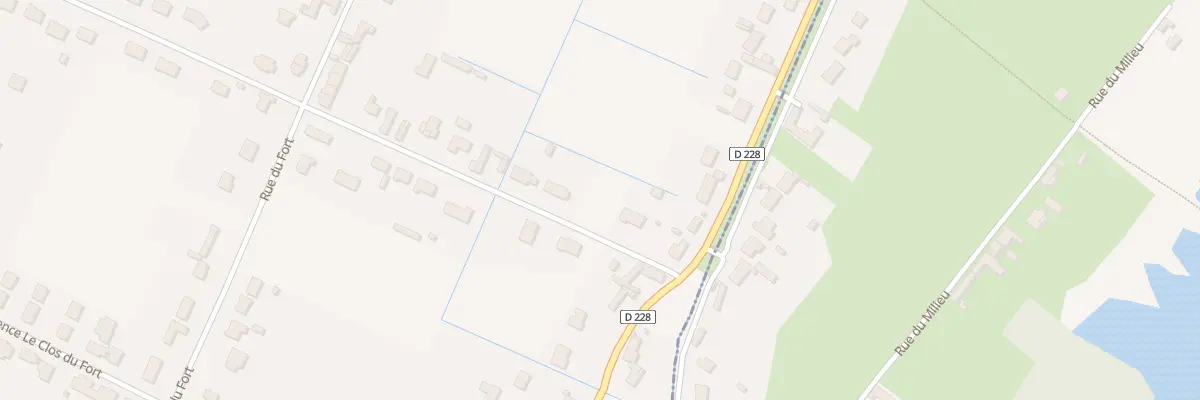 Plan du 62 Rue du Milieu à Balinghem