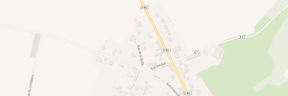 Plan du 5001 Rue de la Butte à Thieulloy-l’Abbaye