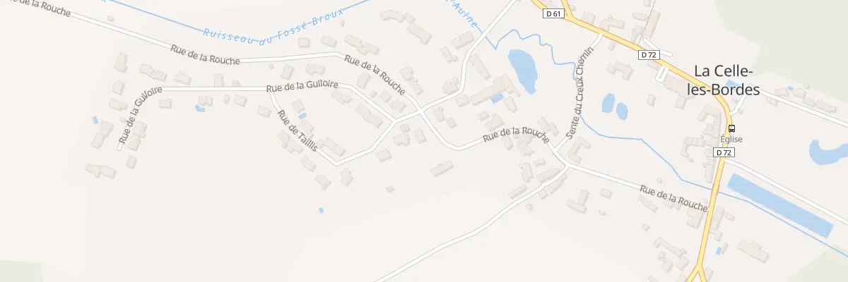 Plan du 1 Rue de la Guiloire à La Celle-les-Bordes