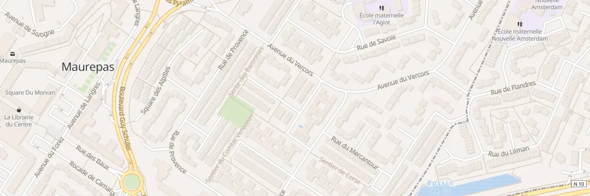 Plan du 16 Sq de Champsaur à Maurepas