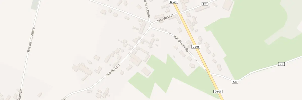 Plan du 5094 Rue du Bois à Thieulloy-l’Abbaye