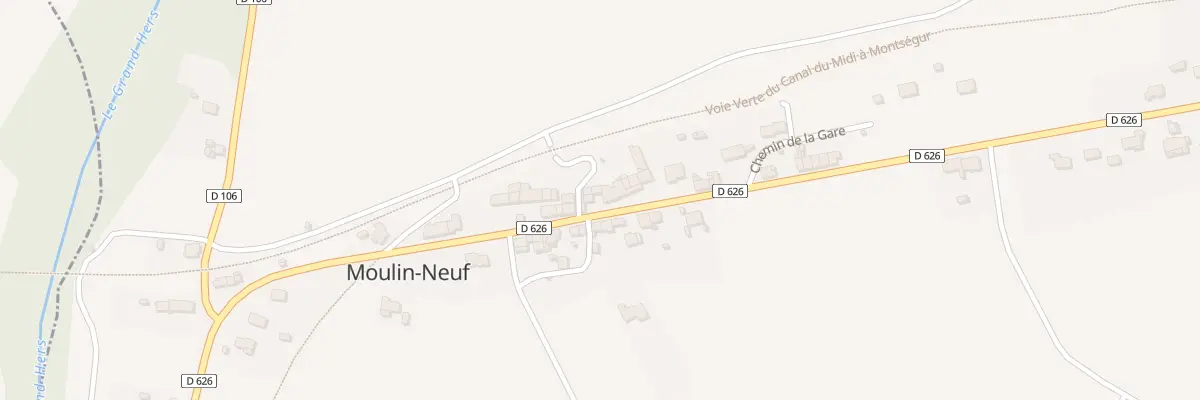 Plan du 43 Rte de Limoux à Moulin-Neuf