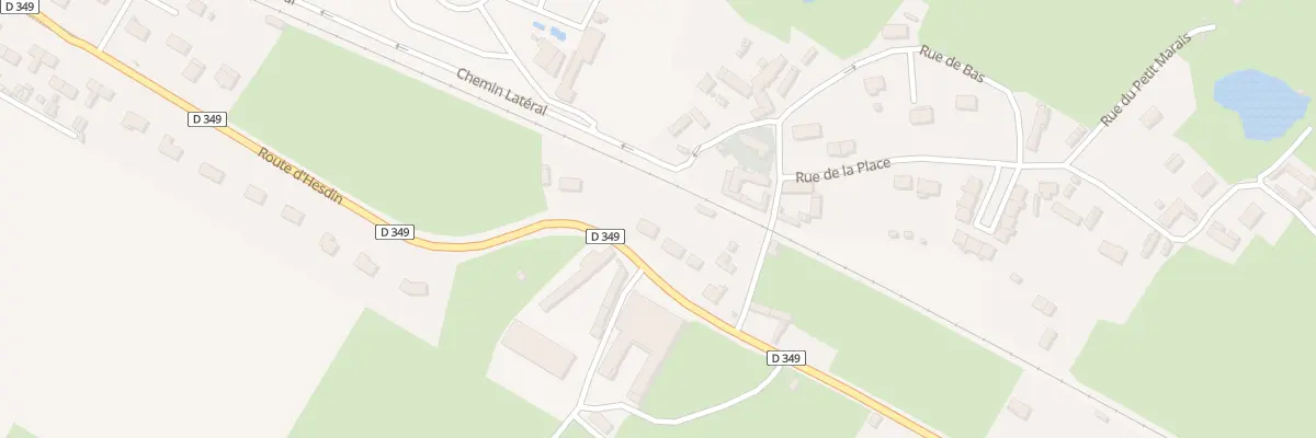 Plan du 1422 Rte d’Hesdin à Maresquel-Ecquemicourt