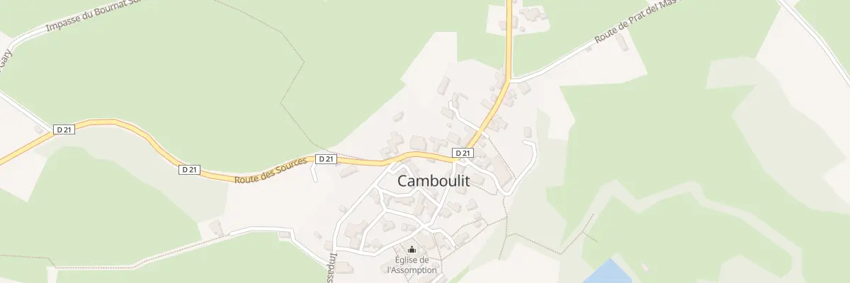 Plan du 5004 Bourg de Camboulit à Camboulit