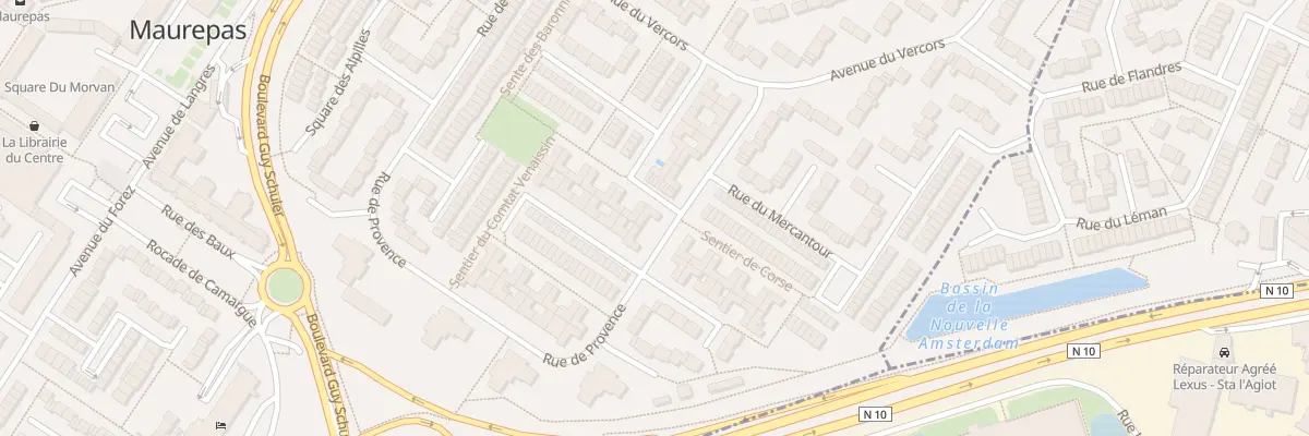 Plan du 14 Rue de Provence à Élancourt