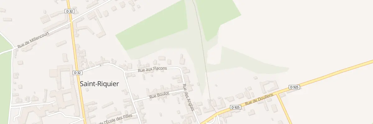 Plan du 2 Rue aux Flacons à Saint-Riquier