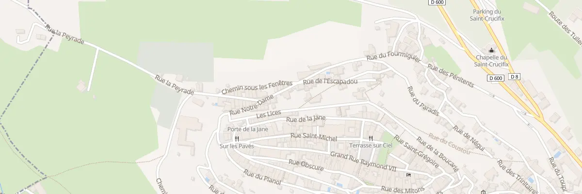 Plan du 14 Rue Notre Dame à Cordes-sur-Ciel