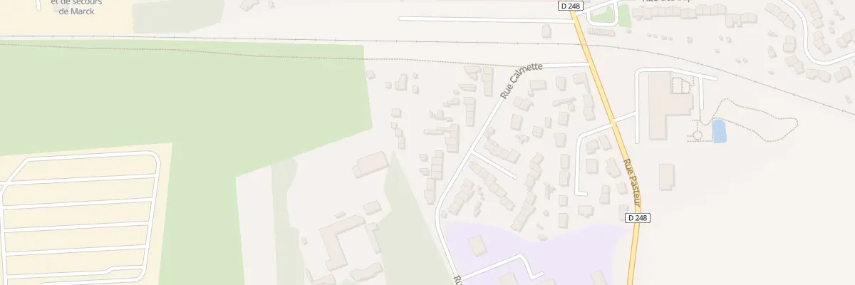 Plan du 164 Rue Calmette à Marck