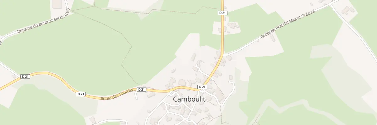 Plan du 5008 Bourg de Camboulit à Camboulit
