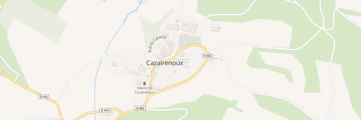 Plan du 6 Le Village à Cazalrenoux