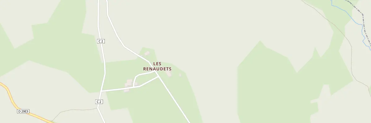 Plan du 5222 Aux Renaudets à Champagnac-la-Prune