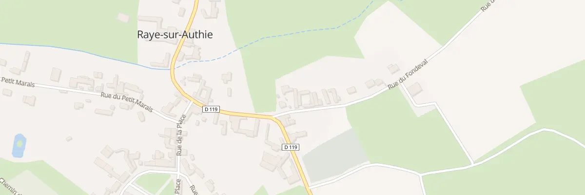 Plan du 3 Rue de Fondeval à Raye-sur-Authie