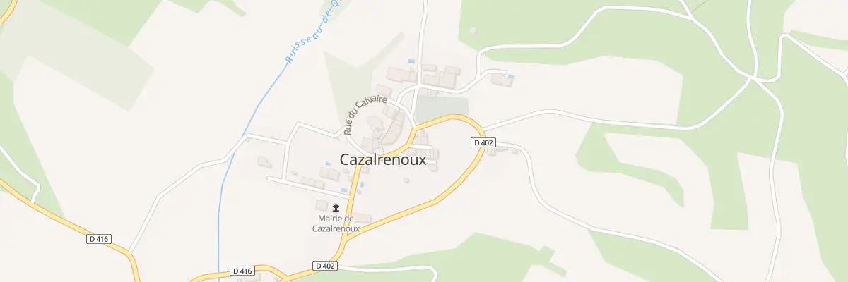 Plan du 3A Le Village à Cazalrenoux