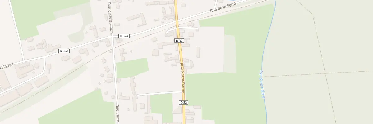 Plan du 9001 Rue Notre-Dame à Saint-Riquier