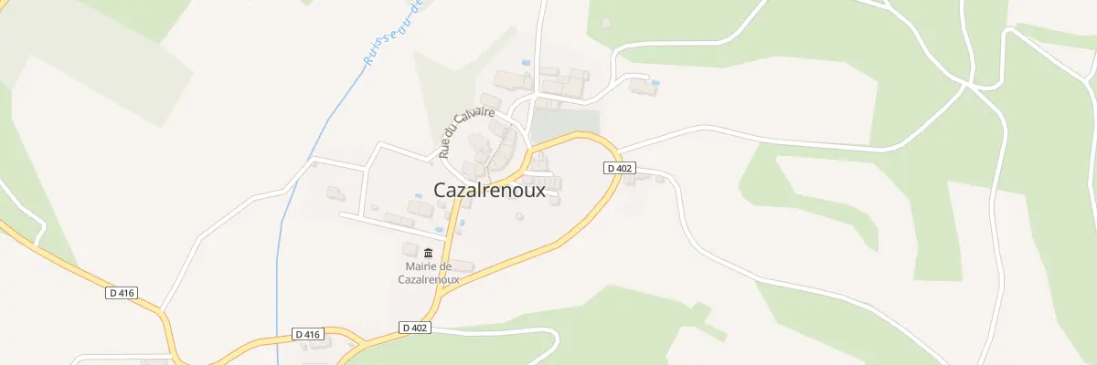 Plan du 5 Le Village à Cazalrenoux