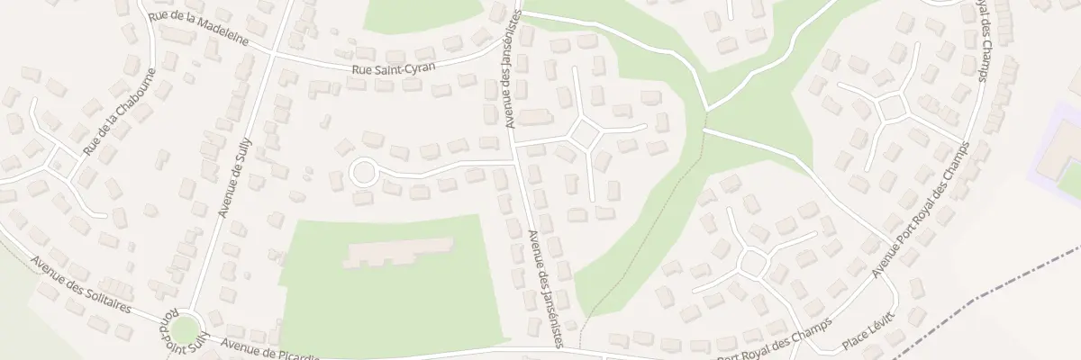 Plan du 11 Av des Jansenistes au Mesnil-Saint-Denis