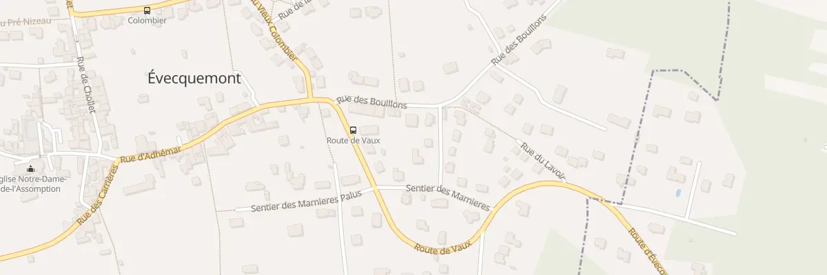 Plan du 4 Rue des Bouillons à Évecquemont