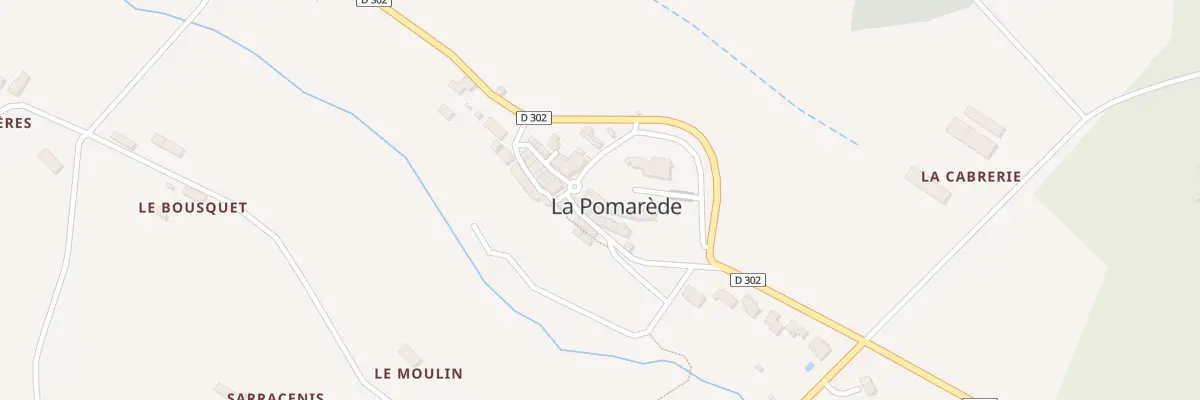 Plan du 19A Le Village à La Pomarède