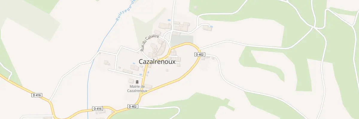 Plan du 4 Le Village à Cazalrenoux