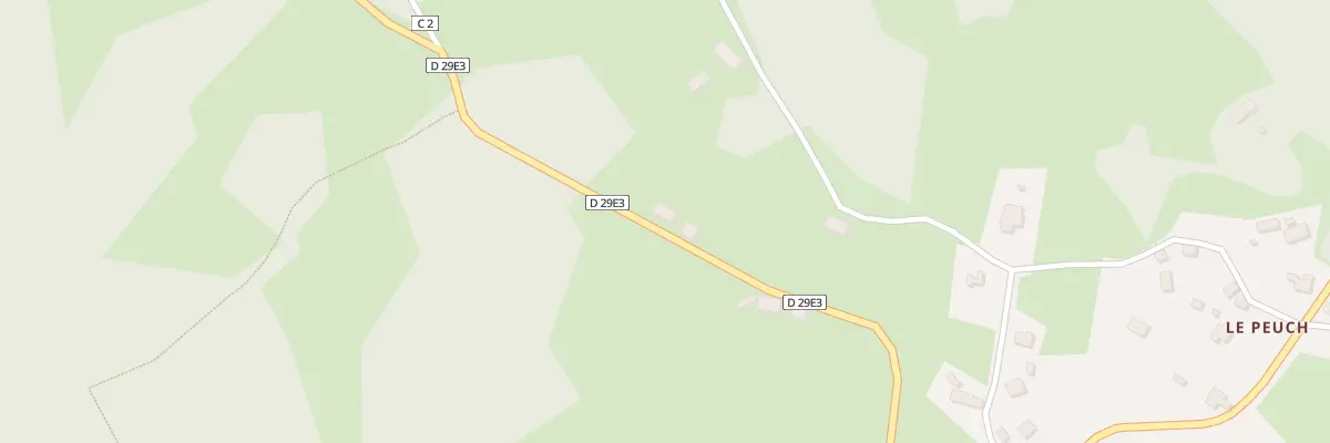 Plan du 14 Rte des Prechaux à Champagnac-la-Prune