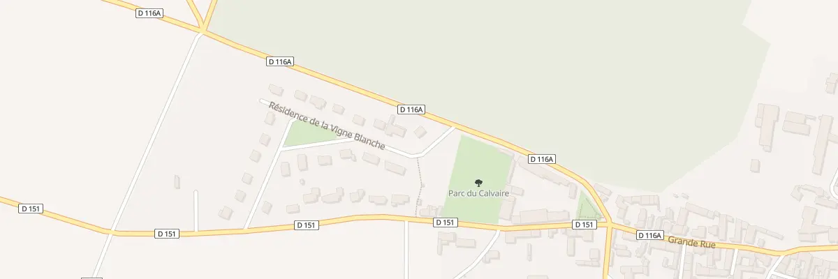 Plan du 14 Res de la Vigne Blanche à Oysonville