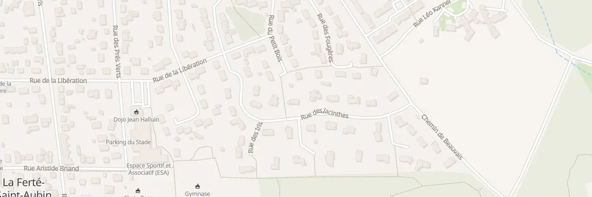 Plan du 12 Rue des Jacinthes à La Ferté-Saint-Aubin