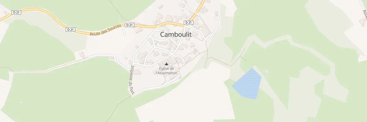 Plan du 5028 Bourg de Camboulit à Camboulit